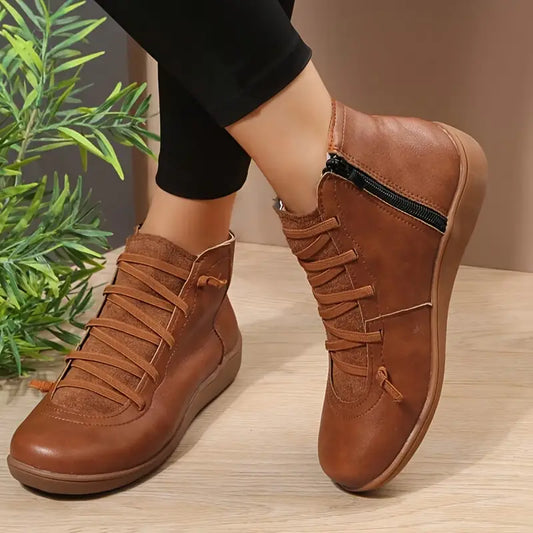 Women’s Autumn Boots | Ankle, Zipper Closure