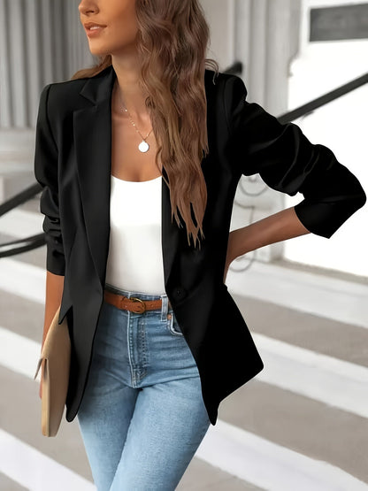 Lenora - Stylish versatile blazer with side pockets