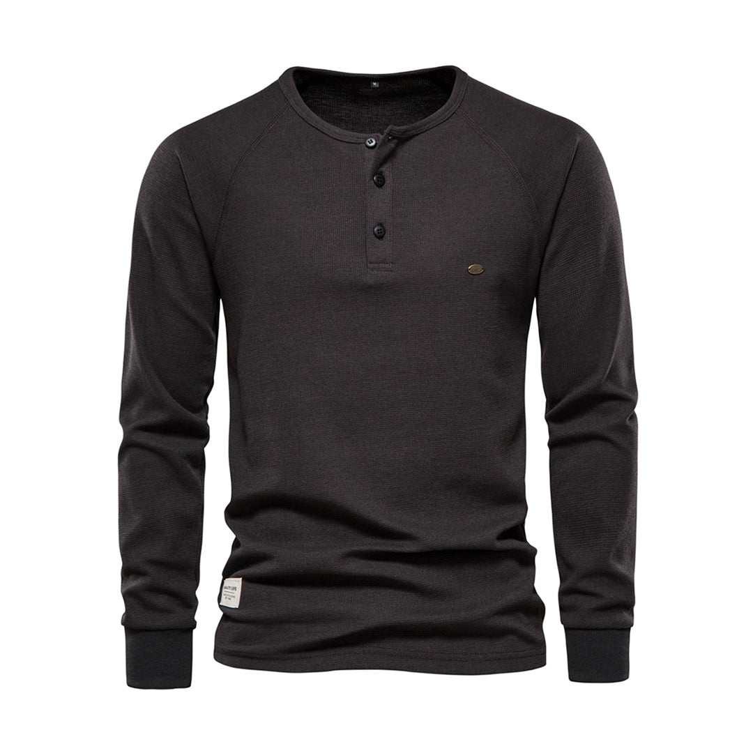 Liam | Men's Long Sleeve Shirt | Elegant Comfort for Every Occasion | Versatile Fit