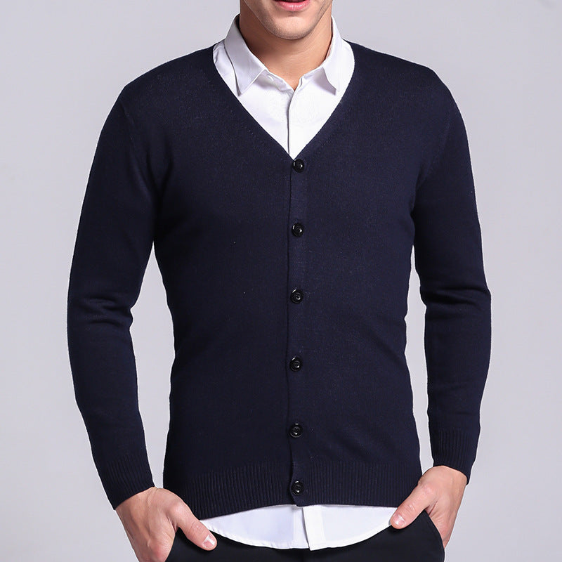 Declan | Elegant Men's Cardigan with Classic Button Closure | Comfortable, Versatile, Durable