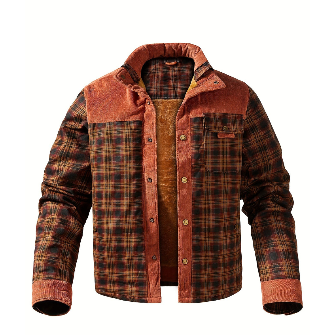 Finnian | Men's Classic Checked Padded Jacket | Warm, Stylish, Versatile