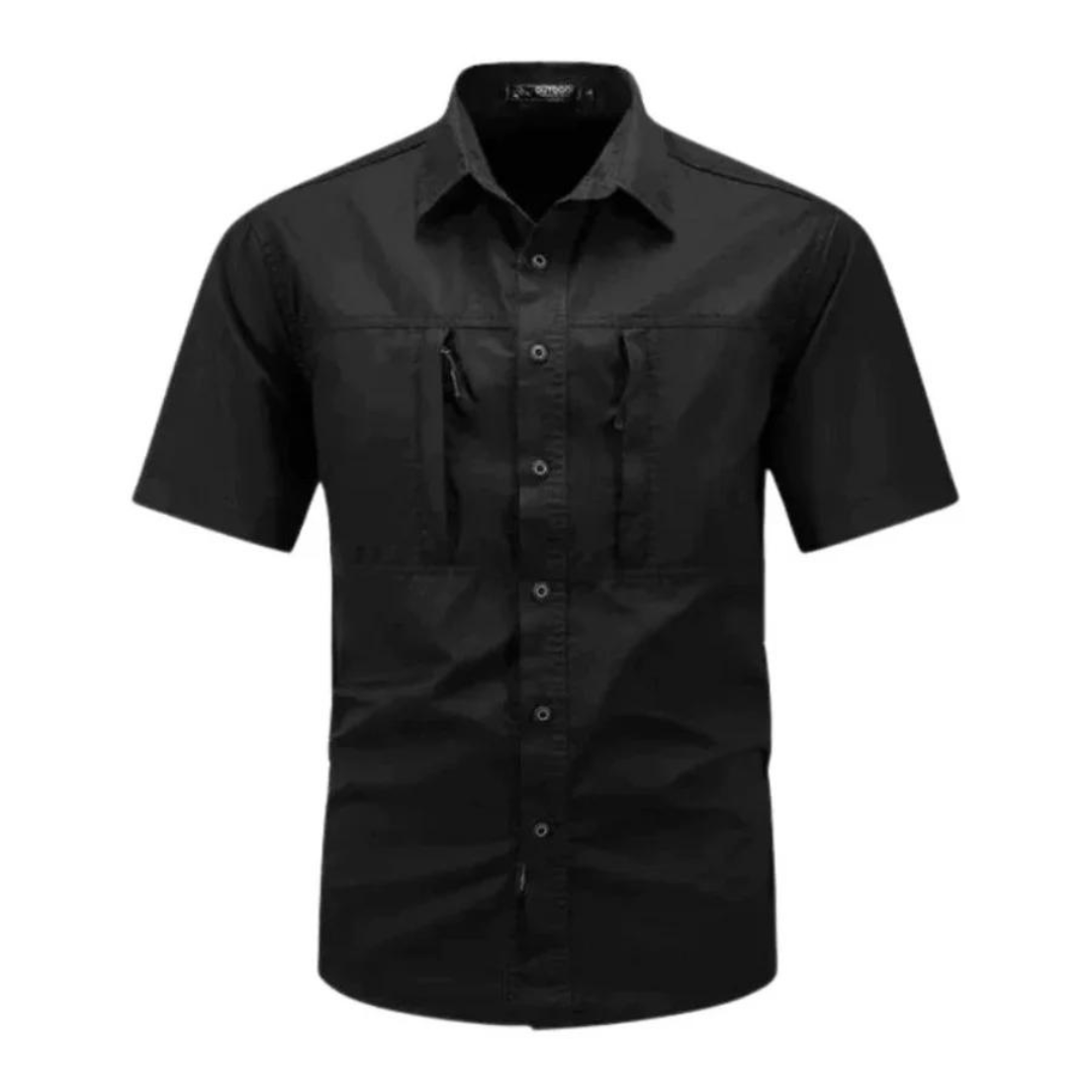 Finnian | Contemporary Short-Sleeved Padded Shirt for Men | Lightweight, Stylish, Versatile