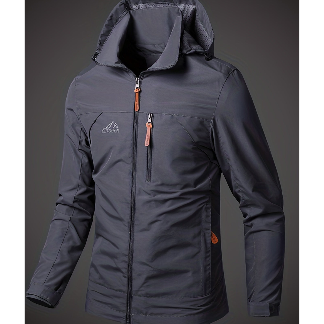 Caher | Men's Lightweight Waterproof Jacket for Hiking and Outdoor Adventures | Breathable, Stylish, Versatile