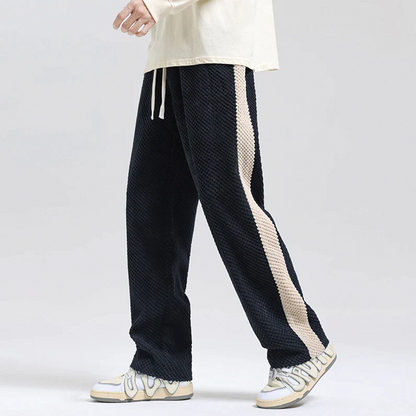 Cavan | Men's Waffle Textured Jogging Trousers | Relaxed Fit, Stylish Comfort