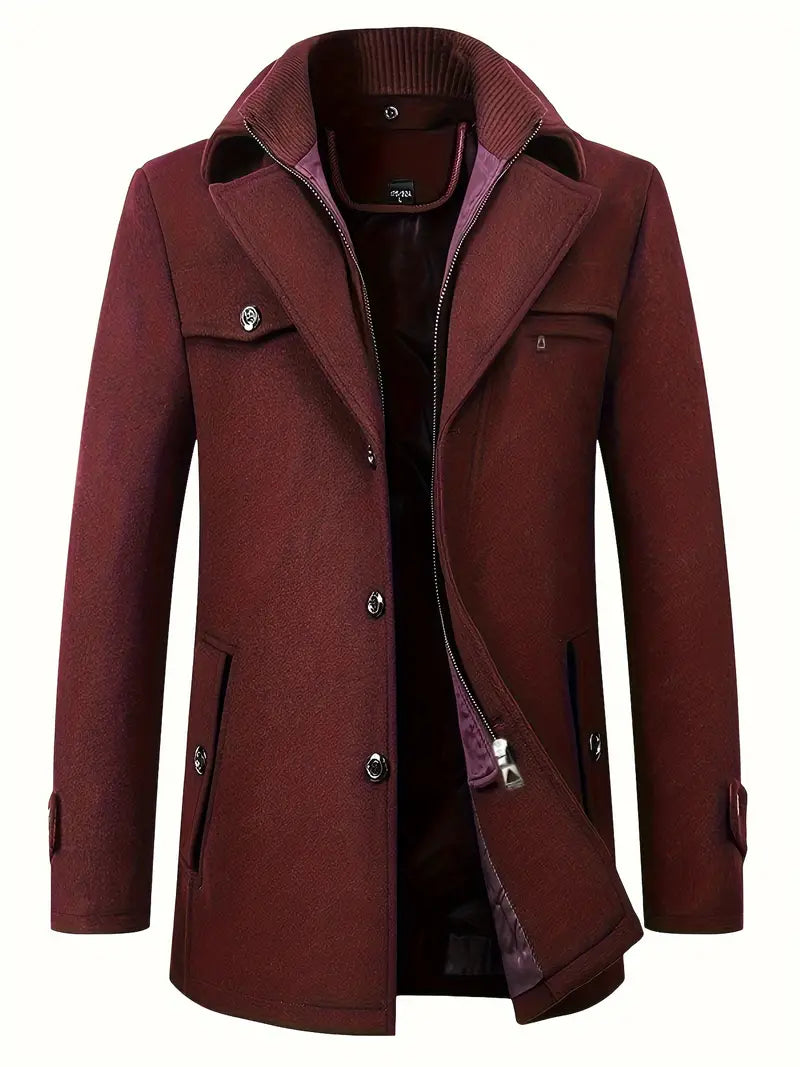 Aidan | Premium Men’s Overcoat | Chic, Insulated, All-Occasion Elegance