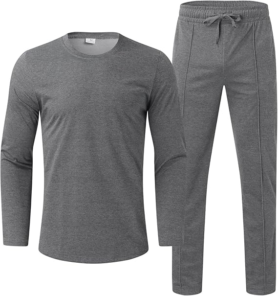 Men’s Casual Two Piece Set | Slim Fit, Trouser & Top