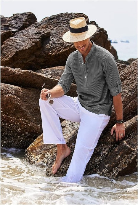 Callum | Contemporary Men's Shirt for Effortless Style | Lightweight, Relaxed Fit, Versatile