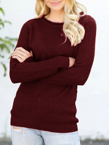 Feliza - Casual warm waffle knit jumper