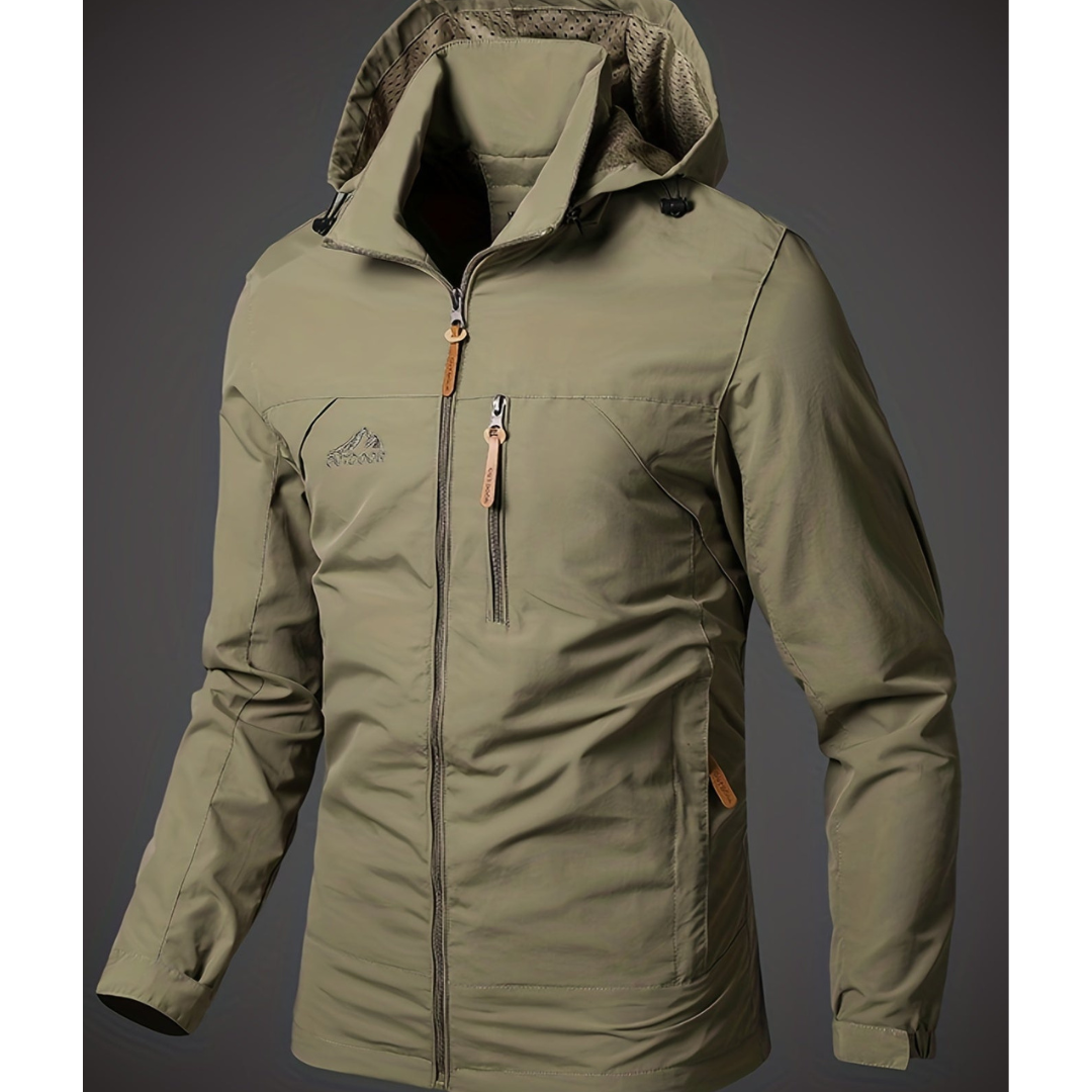 Caher | Men's Lightweight Waterproof Jacket for Hiking and Outdoor Adventures | Breathable, Stylish, Versatile