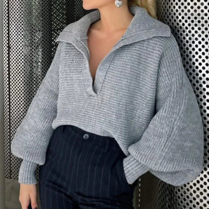 Beverlie - Elegant loose cropped sweater