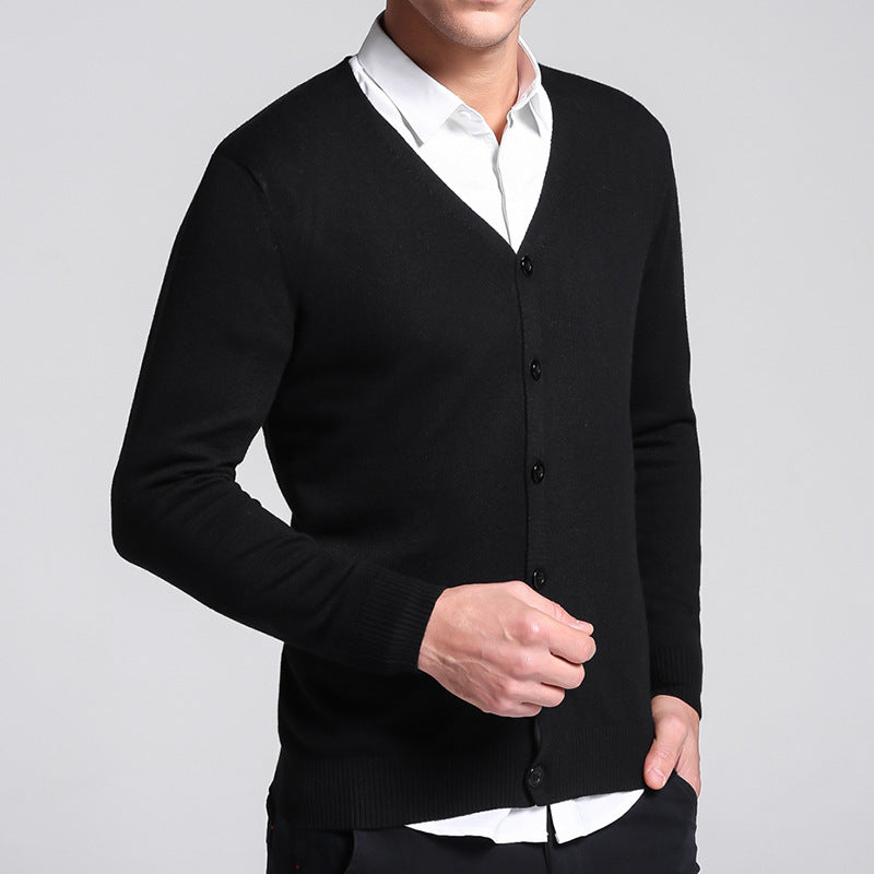 Declan | Elegant Men's Cardigan with Classic Button Closure | Comfortable, Versatile, Durable