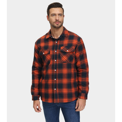 O'Connell | Insulated Men's Flannel Shirt for Winter Comfort | Stylish, Versatile, Warm