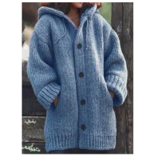 Niamh | Chic Hooded Knitted Cardigan for Women, Cozy & Elegant | Warm & Versatile