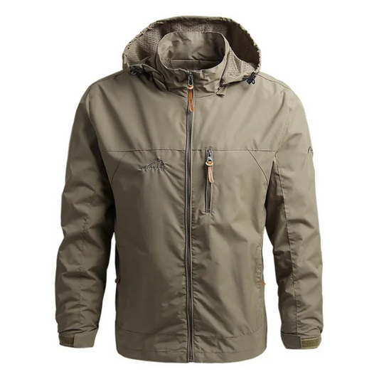 Emerald Crest | Men's Lightweight Rain Jacket | Stylish, Waterproof, Breathable