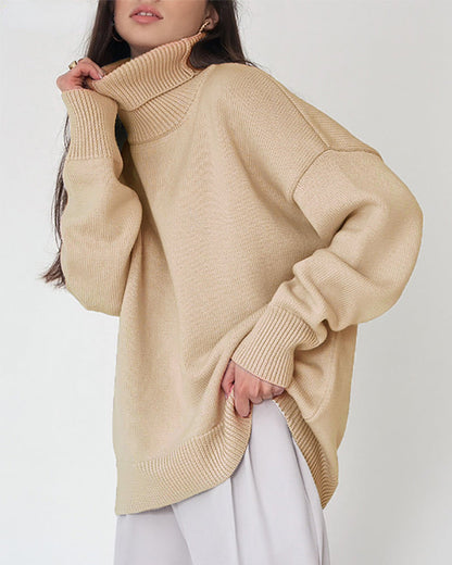 Zakiya - Chic oversized turtleneck sweater