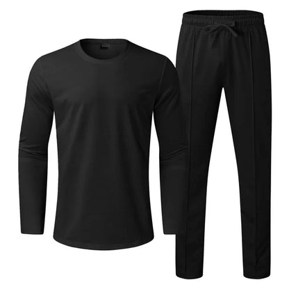 Men’s Casual Two Piece Set | Slim Fit, Trouser & Top