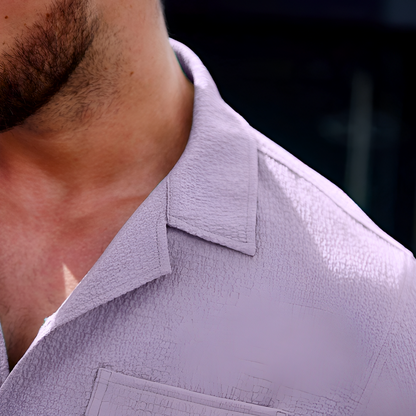 Ronan | Elegant Short-Sleeve Shirt for Gentlemen | Breathable, Stylish, Versatile