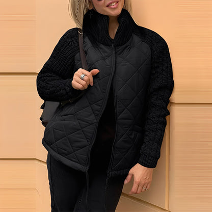 Yuna - Stylish padded warm jacket with pockets