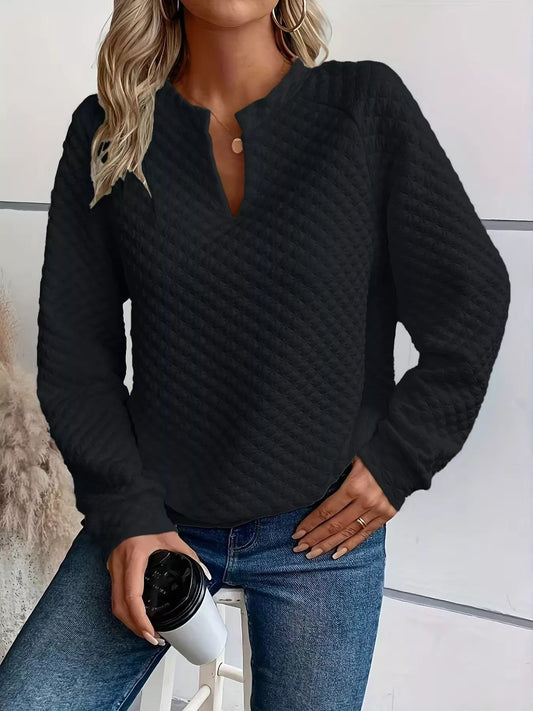 Adele - Elegant Warm V-Neck Jumper