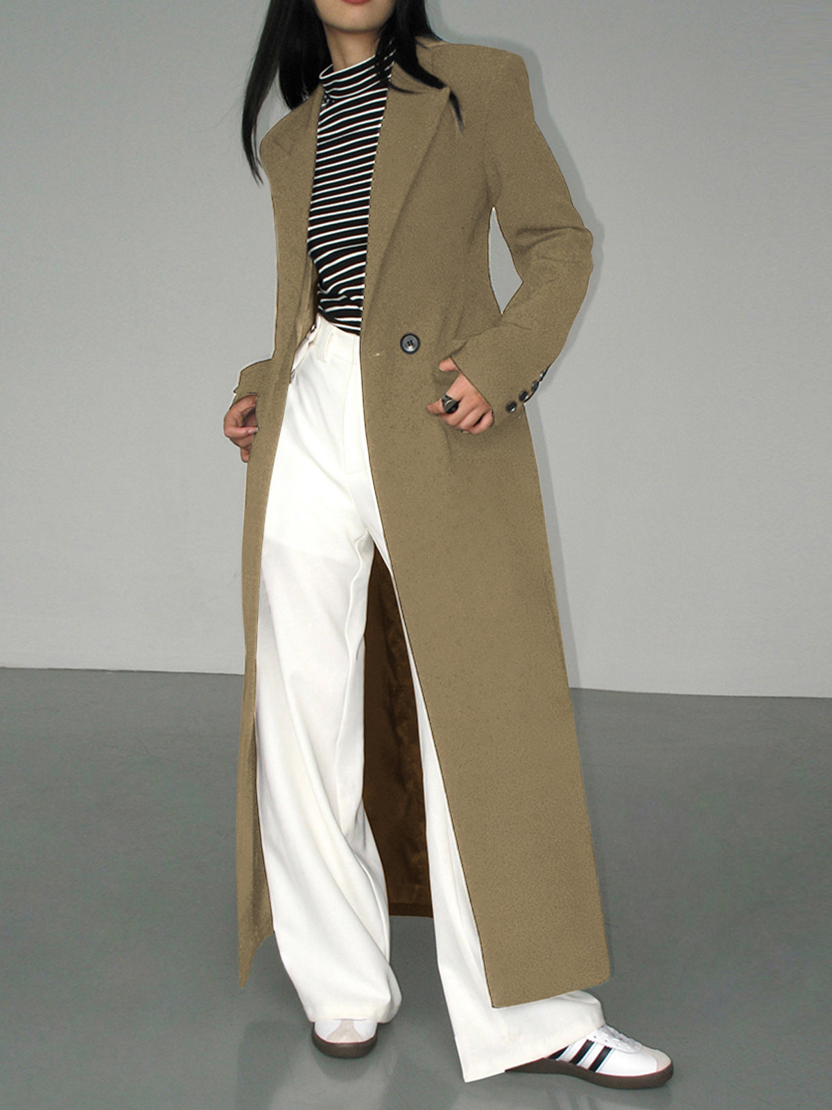 Estelle - Elegant long blazer jacket