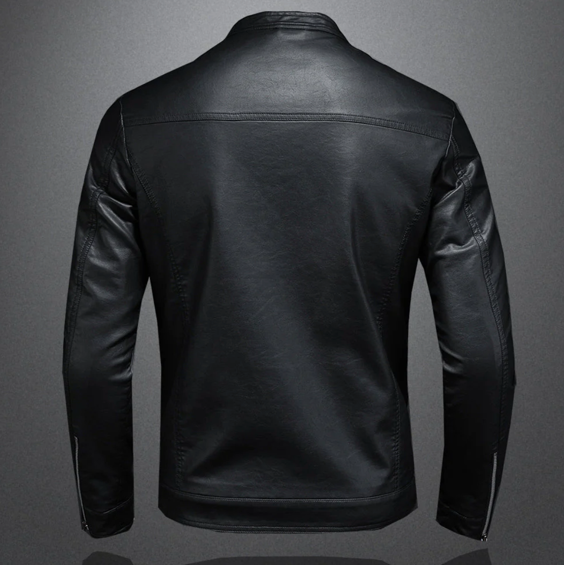 Tadhg | Premium Leather Biker Jacket | Rugged, Stylish, All-Weather Protection