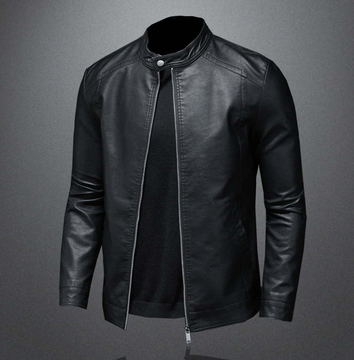 Tadhg | Premium Leather Biker Jacket | Rugged, Stylish, All-Weather Protection