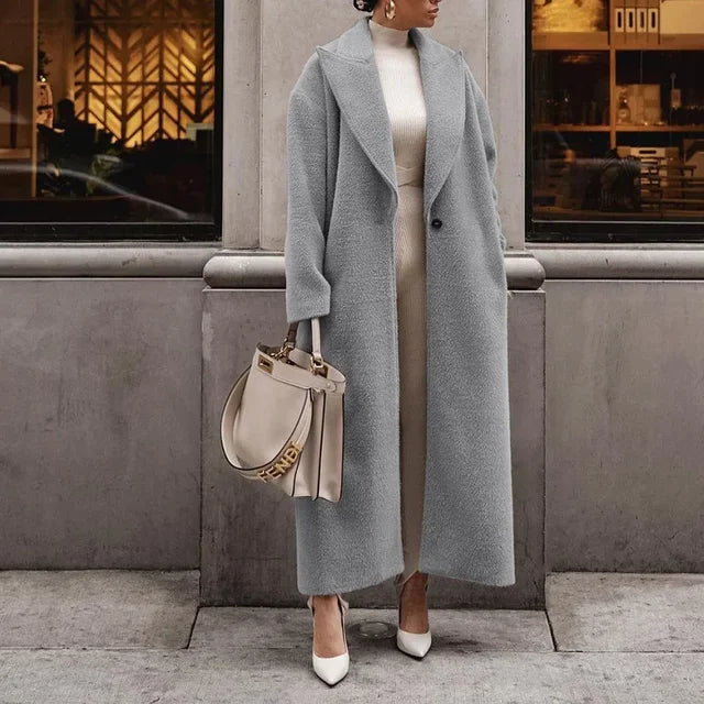 Kaitlin - Elegant oversized versatile long trench coat