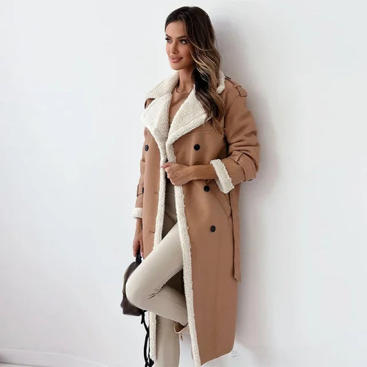 Saoirse | Elegant Long Coat for Women | Luxurious, Warm, Versatile Design