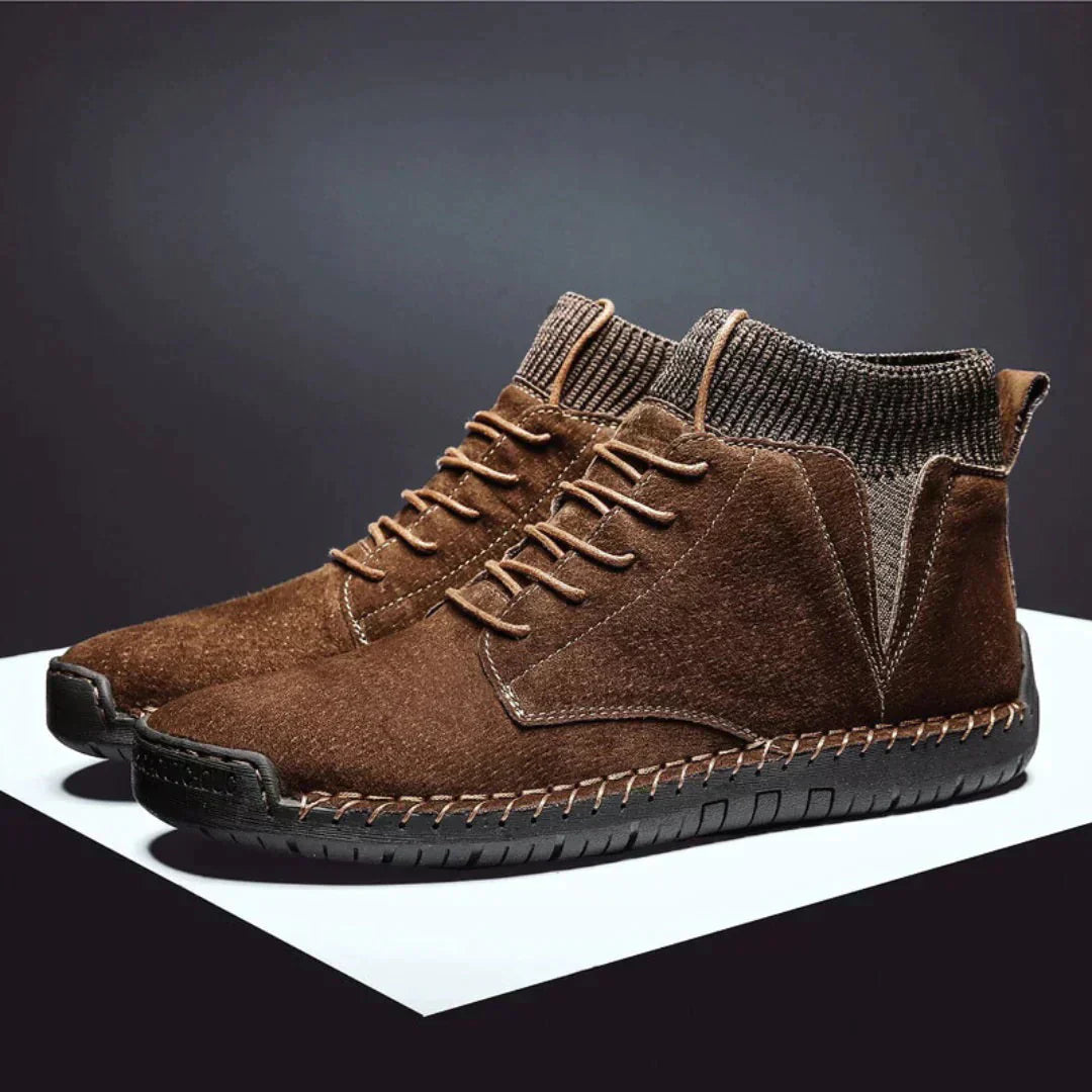 Owen | Elegant Suede Ankle Boots for Every Occasion | Comfortable, Versatile, Water-Resistant