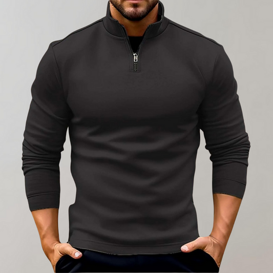 O'Shea | Contemporary Men's Zippered Jumper | Soft, Versatile, Durable Comfort