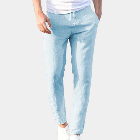 Trenholm Trousers | Effortlessly Stylish Summer Trousers for Men | Comfortable, Versatile Fit