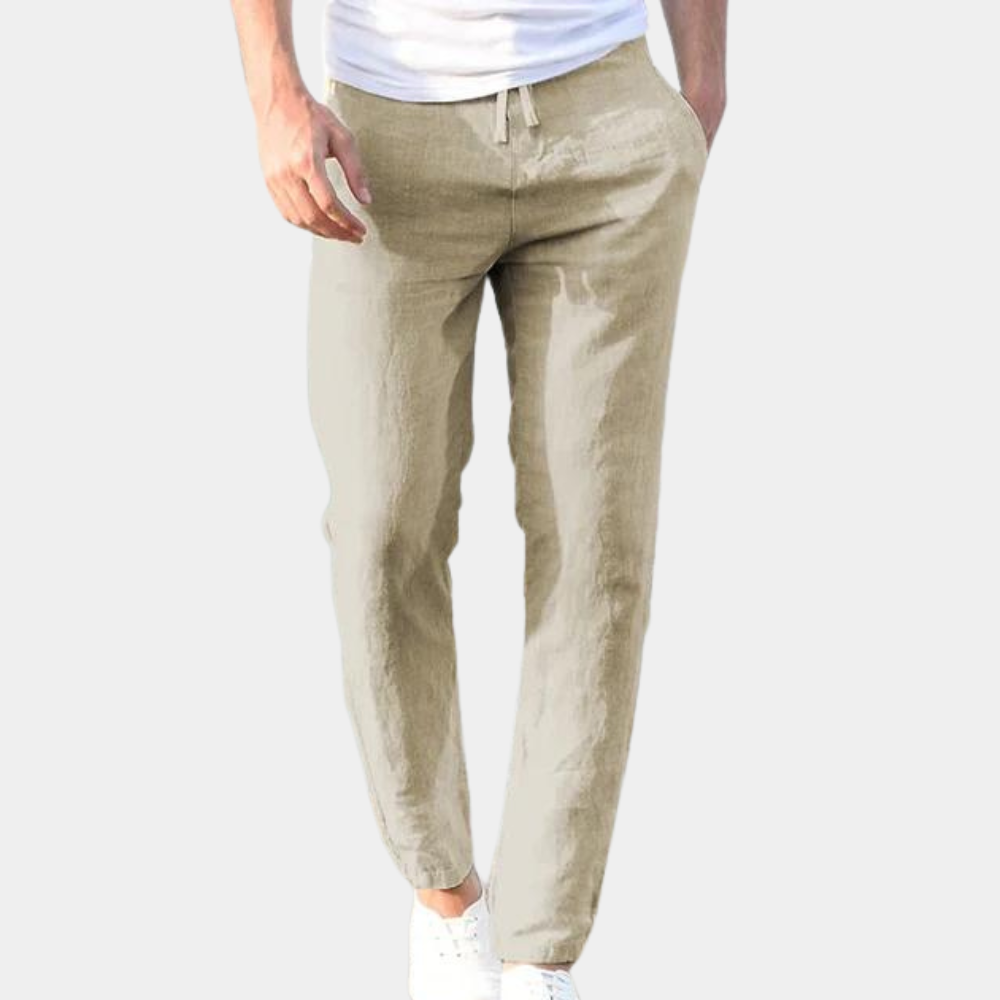 Trenholm Trousers | Effortlessly Stylish Summer Trousers for Men | Comfortable, Versatile Fit