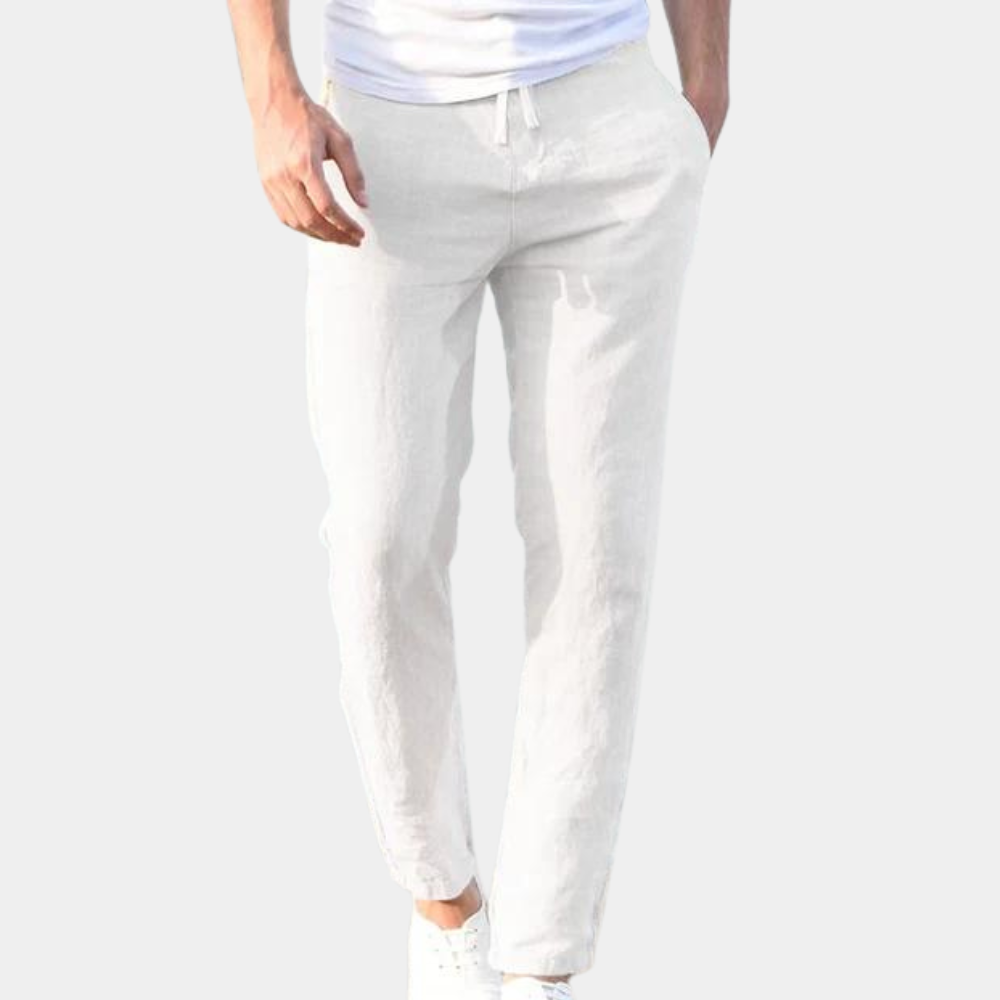 Trenholm Trousers | Effortlessly Stylish Summer Trousers for Men | Comfortable, Versatile Fit