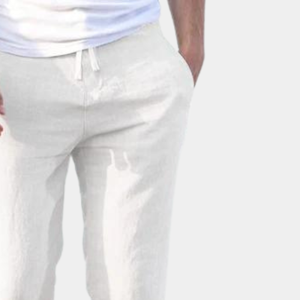 Trenholm Trousers | Effortlessly Stylish Summer Trousers for Men | Comfortable, Versatile Fit