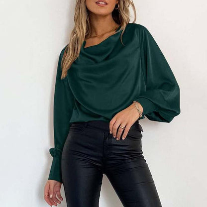 Shantelle - Stylish loose long-sleeve blouse