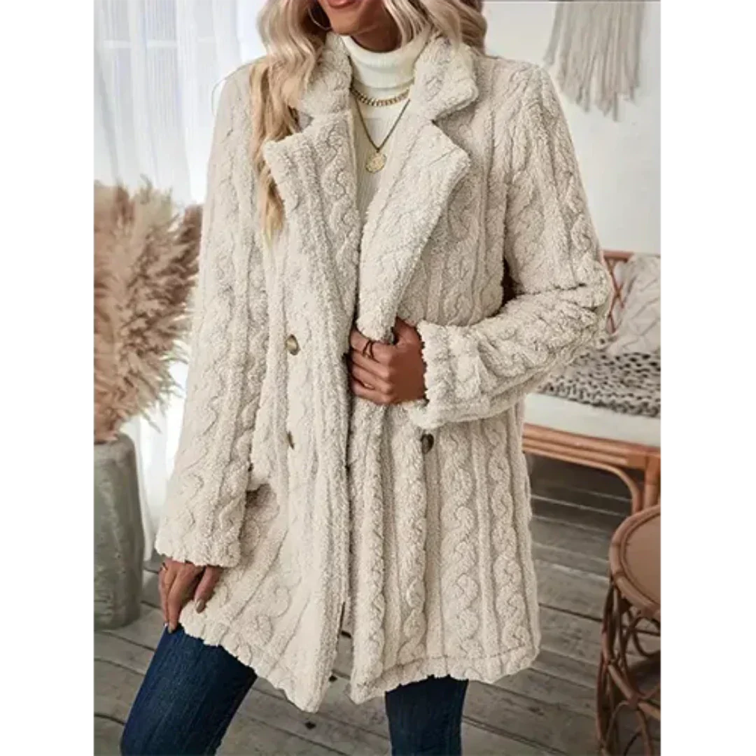 Claremore | Elegant Women's Winter Overcoat | Double-Breasted, Warm & Sophisticated