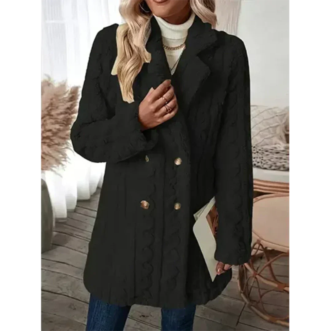 Claremore | Elegant Women's Winter Overcoat | Double-Breasted, Warm & Sophisticated