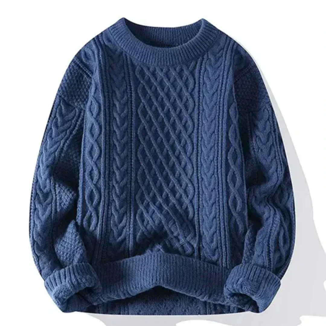 Oisin's Classic | Luxurious Men's Knitted Jumper | Elegant, Warm, Comfortable Fit