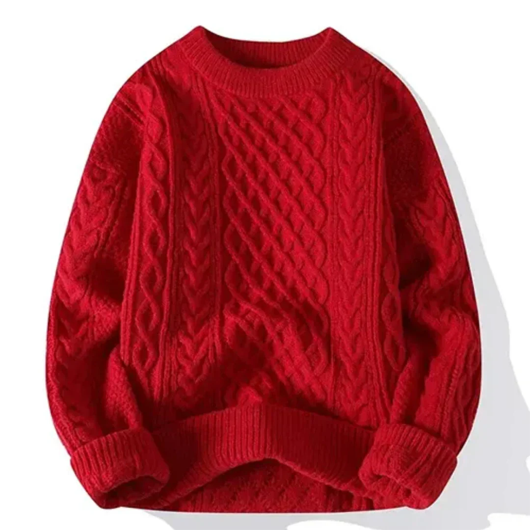 Oisin's Classic | Luxurious Men's Knitted Jumper | Elegant, Warm, Comfortable Fit