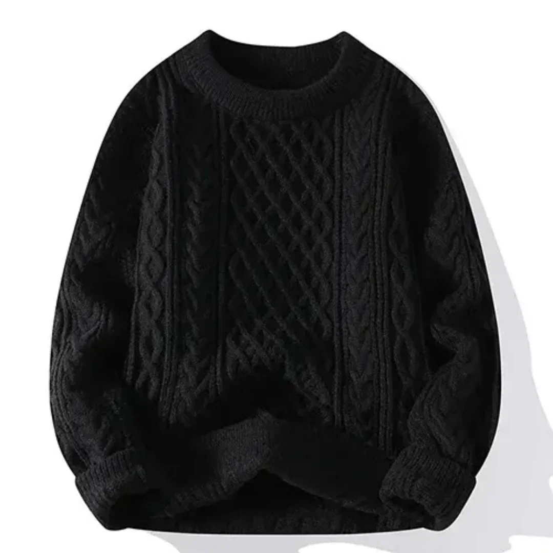 Oisin's Classic | Luxurious Men's Knitted Jumper | Elegant, Warm, Comfortable Fit