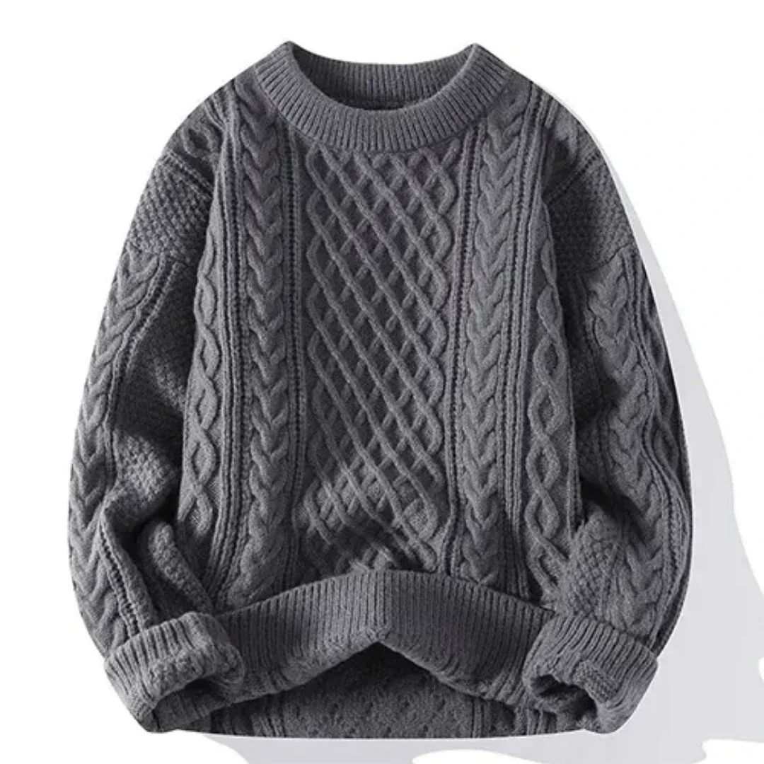 Oisin's Classic | Luxurious Men's Knitted Jumper | Elegant, Warm, Comfortable Fit