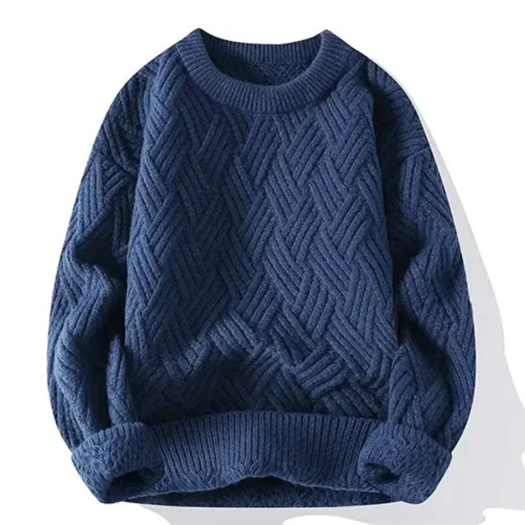 Oisin's Classic | Luxurious Men's Knitted Jumper | Elegant, Warm, Comfortable Fit