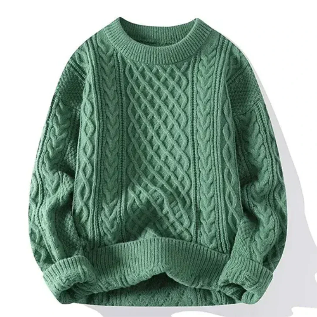 Oisin's Classic | Luxurious Men's Knitted Jumper | Elegant, Warm, Comfortable Fit