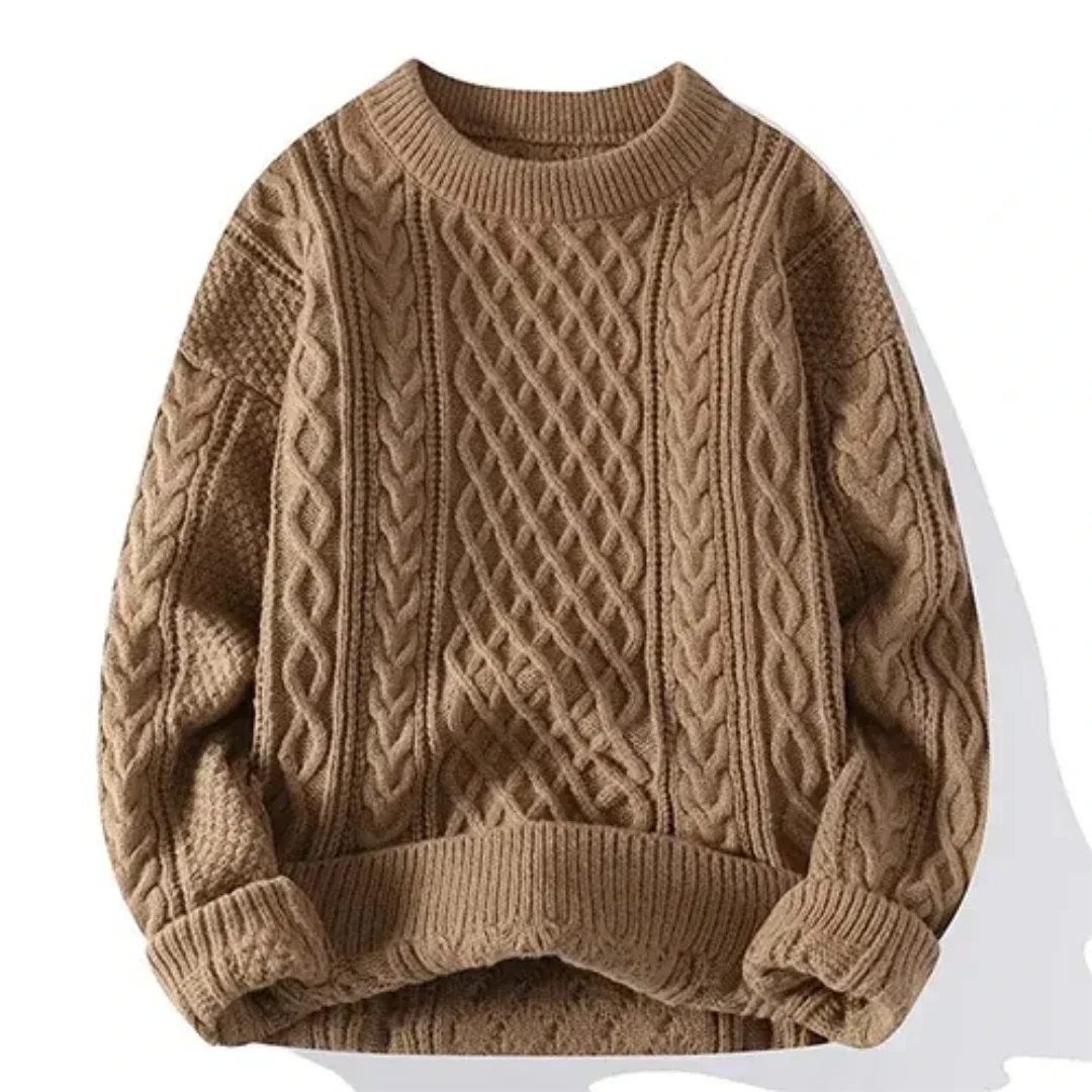 Oisin's Classic | Luxurious Men's Knitted Jumper | Elegant, Warm, Comfortable Fit