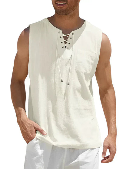 Oisin | Chic Men's Summer Sleeveless Top | Lightweight, Stylish, Effortlessly Cool