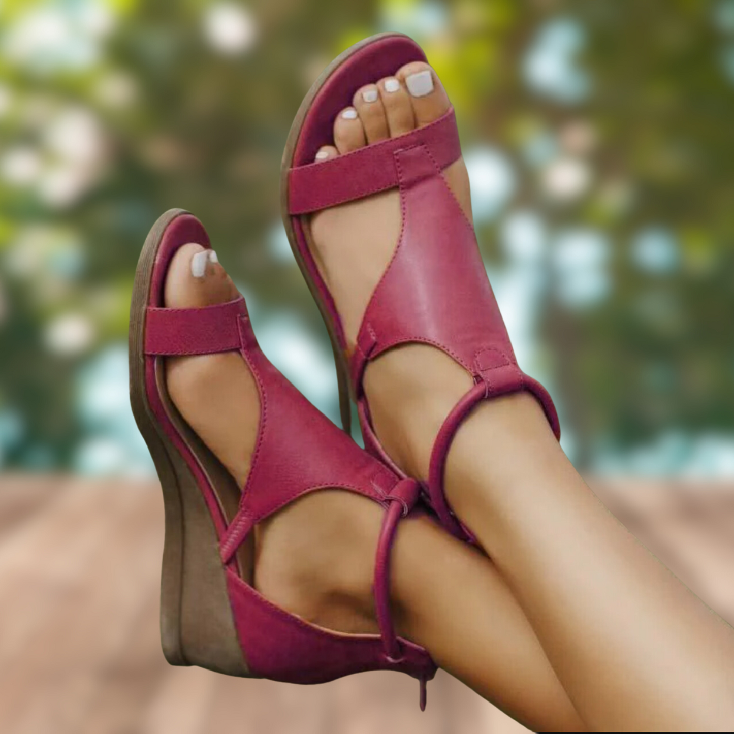 Aisling | Vintage Orthopedic Leather Heeled Sandals for Ultimate Comfort | Elegant, Durable, Stylish