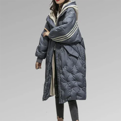 Aisling | Elegant Long Puffer Coat for Women | Warm, Stylish, Weather-Resistant