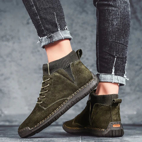 Owen | Elegant Suede Ankle Boots for Every Occasion | Comfortable, Versatile, Water-Resistant