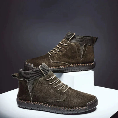 Owen | Elegant Suede Ankle Boots for Every Occasion | Comfortable, Versatile, Water-Resistant