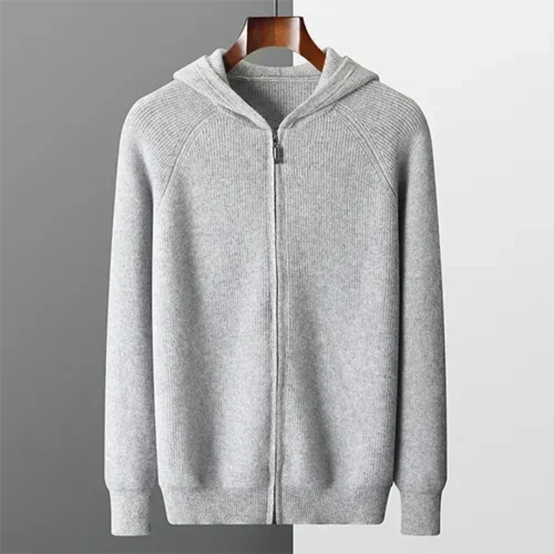 Cormac | Men's Premium Zip-Up Hoodie | Cozy, Casual, Versatile Comfort Wear